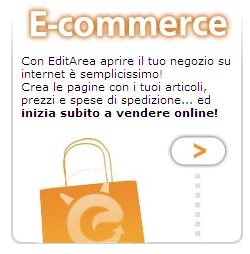 E-commerce con EditArea